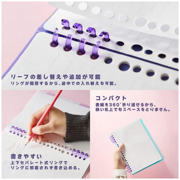 （株）キングジム リングノート テフレーヌ ネオ 9855TTENE リングノート　テフレーヌ　ネオ　００１ 9855TTENE-001