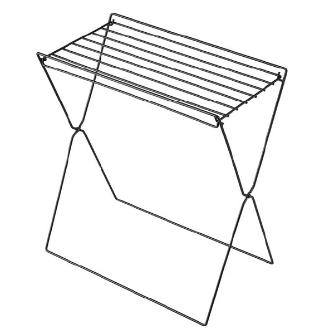 （株）キングジム ボトムスワイヤーラック KSP005 ボトムスワイヤーラック　クロ KSP005-BK