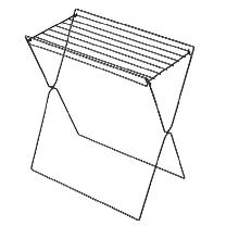 （株）キングジム ボトムスワイヤーラック KSP005
