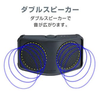 （株）キングジム ハンズフリー拡声器 HFLS10 ハンズフリー拡声器　ター HFLS10-DG