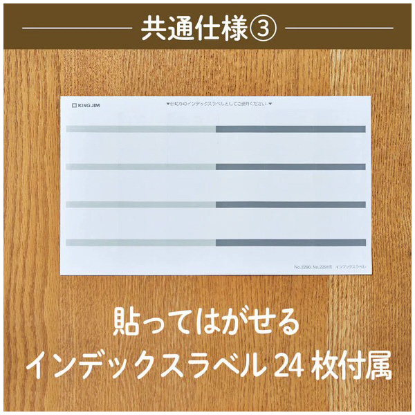 （株）キングジム サクッと整理ドキュメントファイル(フタ付) 2290 サクッと整理ＤＦ（フタ付）　シロ 2290-W