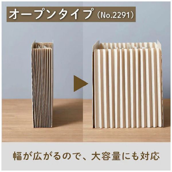 （株）キングジム サクッと整理ドキュメントファイル(オープン) 2291 サクッと整理ＤＦ（オープン）　シロ 2291-W
