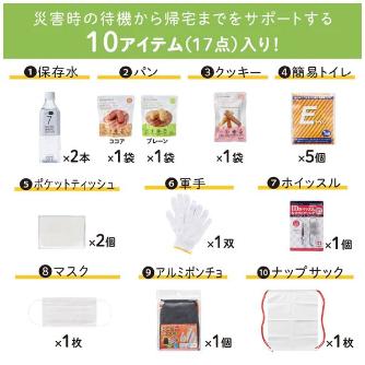 （株）キングジム 差し替え式 災害対策セット(待機～帰宅) STKS-100 差し替え式　災害対策セット（待機～帰宅） STKS-100