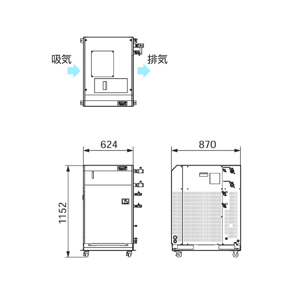 オリオン機械（株） 2チャンネルチラー RKE ２チャンネルチラー RKE2200C-V-2CH