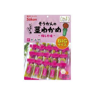 （株）日本緑十字社 茎わかめ梅しそBIGサイズ 414021 茎わかめ梅しそＢＩＧサイズ 414021