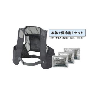 （株）日本緑十字社 ピタッと冷却ベスト ピタッと冷却ベスト　フリーサイズ 375647