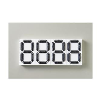 （株）日本緑十字社 くるっと3Dデジタル数字札 マグネ くるっと３Ｄデジタル数字札　マグネ　４個 413203