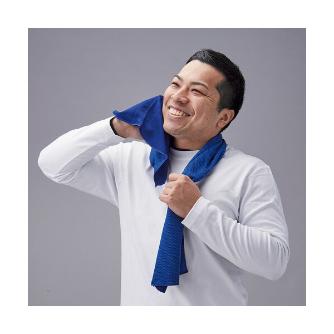 （株）日本緑十字社 冷感タオル クールタオル 375670 冷感タオル　クールタオル 375670