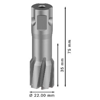 ボッシュ（株） 磁気ボール盤用超硬カッター 磁気ボール盤用超硬カッター 2608577487