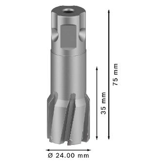 ボッシュ（株） 磁気ボール盤用超硬カッター 磁気ボール盤用超硬カッター 2608577488