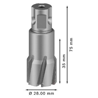 ボッシュ（株） 磁気ボール盤用超硬カッター 磁気ボール盤用超硬カッター 2608577490
