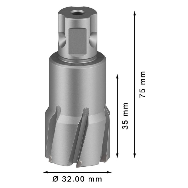 ボッシュ（株） 磁気ボール盤用超硬カッター 磁気ボール盤用超硬カッター 2608577492