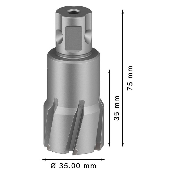 ボッシュ（株） 磁気ボール盤用超硬カッター 磁気ボール盤用超硬カッター 2608577493