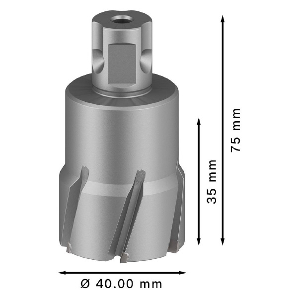 ボッシュ（株） 磁気ボール盤用超硬カッター 磁気ボール盤用超硬カッター 2608577494