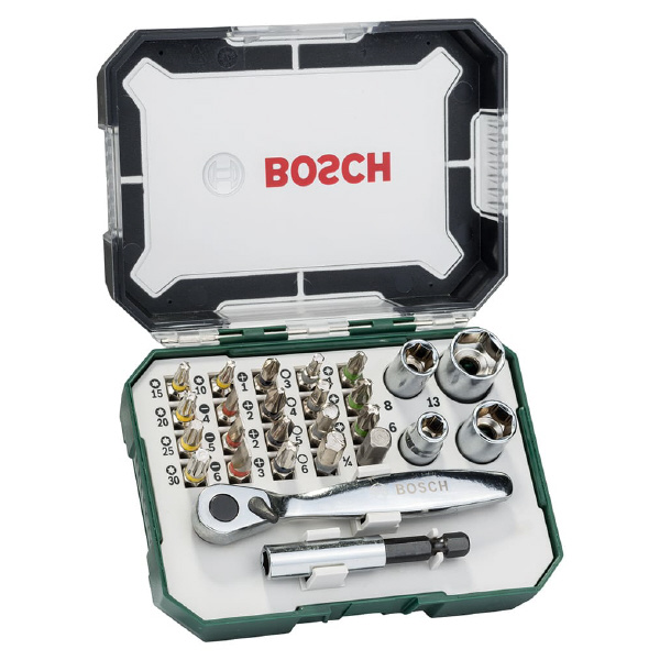 ボッシュ（株） ドライバービット＆ミニラチェットセット ドライバービット＆ミニラチェットセット 2607017322