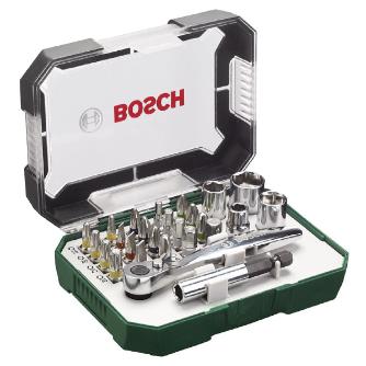 ボッシュ（株） ドライバービット＆ミニラチェットセット ドライバービット＆ミニラチェットセット 2607017322