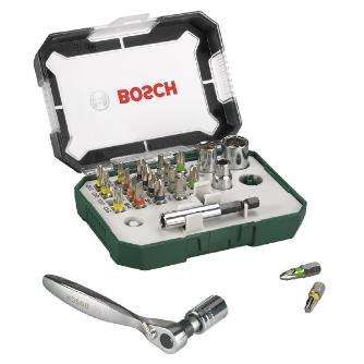ボッシュ（株） ドライバービット＆ミニラチェットセット ドライバービット＆ミニラチェットセット 2607017322
