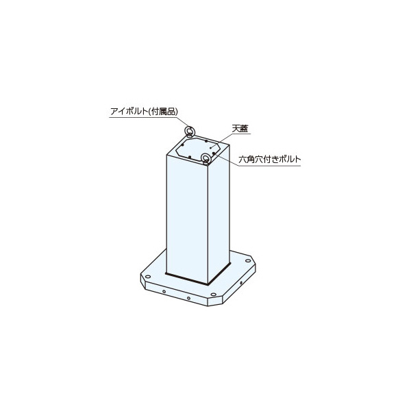 （株）ナベヤ MCツーリングブロック 4面軽量・フラットベースタイプ TBLF ＭＣツーリングブロック　４面軽量タイプ TBLF04-22065