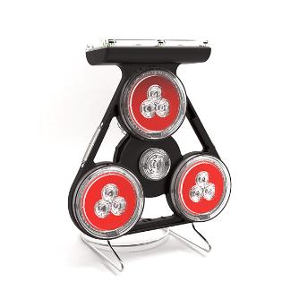 トーグ安全工業 HybridLEDトリプルブリンク TG-WB3R ＨｙｂｒｉｄＬＥＤトリプルブリンク TG-WB3R-R