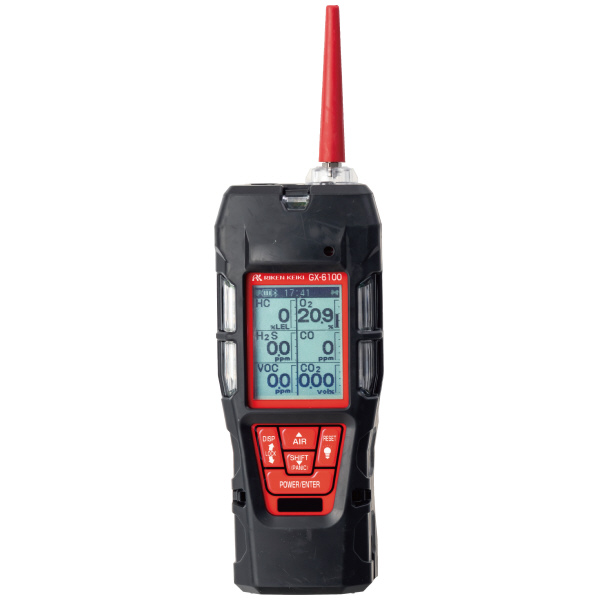 理研計器（株） 携帯型ガス検知器 GX-6100 携帯型ガス検知器ＧＸ－６１００ GX-6100 G000E300D1 00