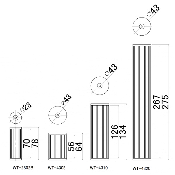 ＴＭＥＨジャパン（株） ウエイト WT ウエイト　２５０ｇ　ボルト無 WT-2802B