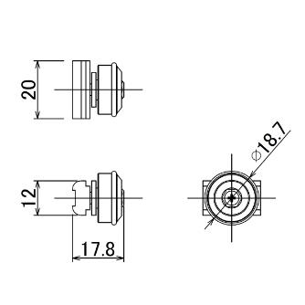 ＴＭＥＨジャパン（株） アルミパイプローラーガイド用ローラー LRA アルミパイプローラーガイド用ローラー LRA-19