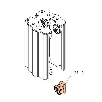 ＴＭＥＨジャパン（株） アルミパイプローラーガイド用ローラー LRA アルミパイプローラーガイド用ローラー LRA-19