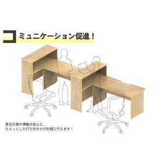 アール・エフ・ヤマカワ（株） サイドハイテーブル RFPSH サイドハイテーブル　Ｗ１２００×Ｄ４００ RFPSH-1240NA-BL