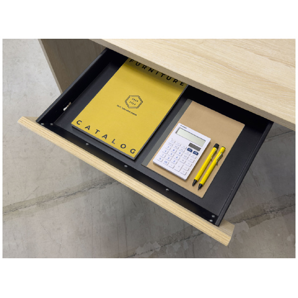 アール・エフ・ヤマカワ（株） プラン木製デスク RFPD-DR プラン木製デスク　Ｗ８００×Ｄ６００ RFPD-0860NA-WL-DR