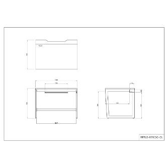アール・エフ・ヤマカワ（株） リスムデスク RFFLD-1070 リスム　デスク　Ｗ１０００×Ｄ７００ RFFLD-1070WH-WL