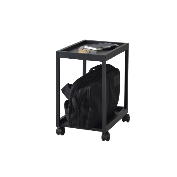 アール・エフ・ヤマカワ（株） リスムフリーアドレス用ワゴン RFFWG-2 リスム　フリーアドレス用ワゴン　２段　黒 RFFWG-2BK