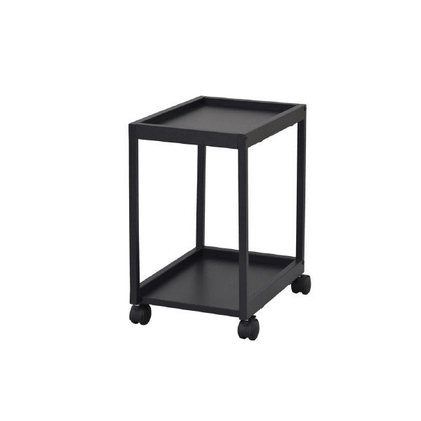 アール・エフ・ヤマカワ（株） リスムフリーアドレス用ワゴン RFFWG-2 リスム　フリーアドレス用ワゴン　２段　黒 RFFWG-2BK