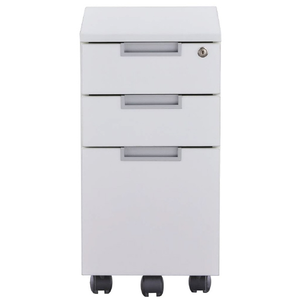 アール・エフ・ヤマカワ（株） スチール脚デスクスリムワゴン GZCA-SL スチール脚デスク　スリムワゴン　白 GZCA-SL315WH