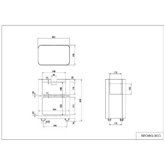 アール・エフ・ヤマカワ（株） スチールオープンワゴン3段 RFOWG スチール　オープンワゴン３段　白 RFOWG-3WH