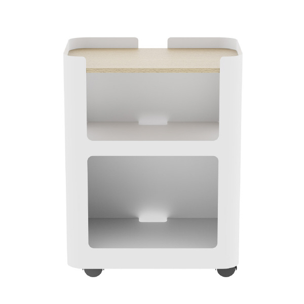 アール・エフ・ヤマカワ（株） スチールオープンワゴン3段 RFOWG スチール　オープンワゴン３段　白 RFOWG-3WH