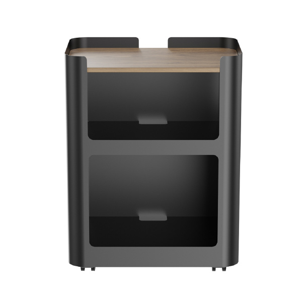 アール・エフ・ヤマカワ（株） スチールオープンワゴン3段 RFOWG スチール　オープンワゴン３段　黒 RFOWG-3BK