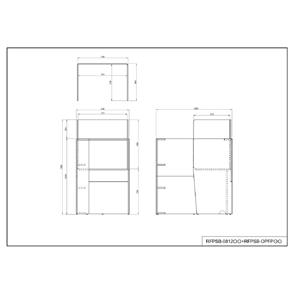 アール・エフ・ヤマカワ（株） パーソナルブースオプションフェルトパネル RFPSB-OPFP パーソナルブースオプションフェルトパネル RFPSB-OPFPBE