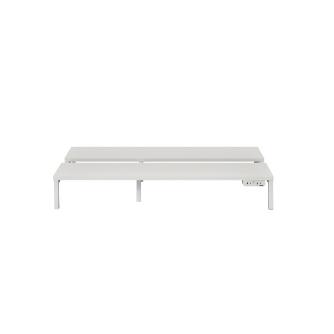 アール・エフ・ヤマカワ（株） 対面机上台 RFTR-NC 対面机上台　Ｗ９５０白２ヶ口コンセント RFTR-95WH-NC