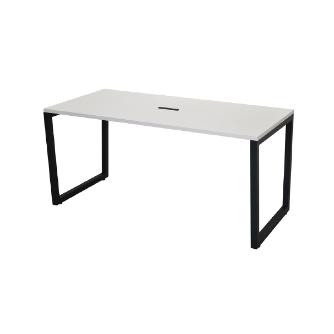 アール・エフ・ヤマカワ（株） リスムミーティングテーブル RFFMT-1575 リスム　ミーティングテーブル RFFMT-1575WH-BL