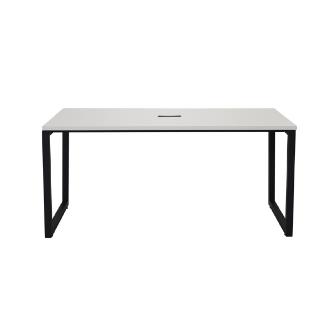 アール・エフ・ヤマカワ（株） リスムミーティングテーブル RFFMT-1575 リスム　ミーティングテーブル RFFMT-1575WH-BL