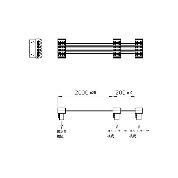 小倉クラッチ（株） 複数台用設定器ハーネス CTPW 複数台用設定器ハーネス CTPW02200202