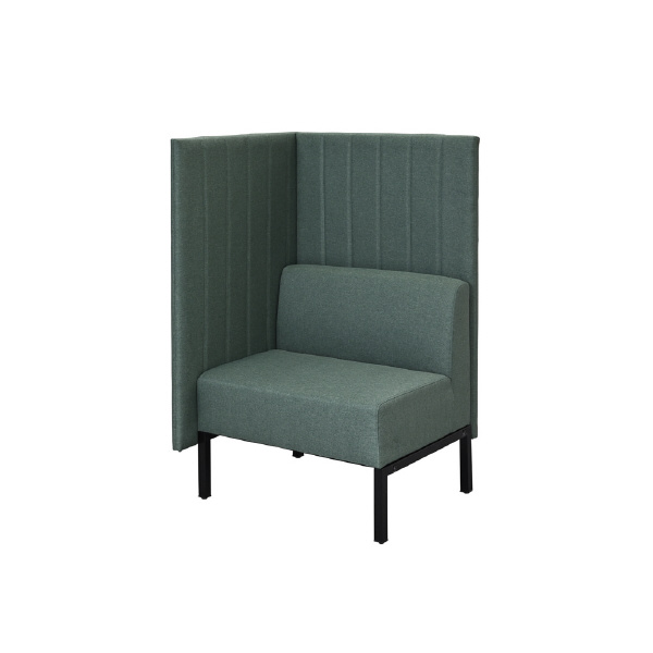 アール・エフ・ヤマカワ（株） カッコ ファブリックソファ 片側パネルタイプ RFFBS カッコ　ファブリックソファ　Ｗ７６０ RFFBS-7612GNK