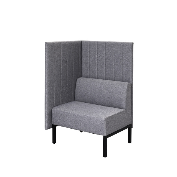 アール・エフ・ヤマカワ（株） カッコ ファブリックソファ 片側パネルタイプ RFFBS カッコ　ファブリックソファ　Ｗ７６０ RFFBS-7612LGK