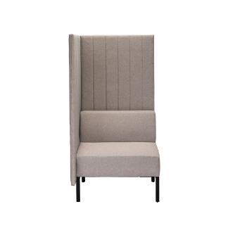 アール・エフ・ヤマカワ（株） カッコ ファブリックソファ 片側パネルタイプ RFFBS カッコ　ファブリックソファ　Ｗ７６０ RFFBS-7615BEK