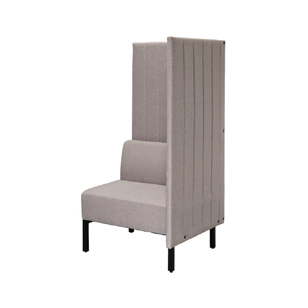 アール・エフ・ヤマカワ（株） カッコ ファブリックソファ 片側パネルタイプ RFFBS カッコ　ファブリックソファ　Ｗ７６０ RFFBS-7615BEK