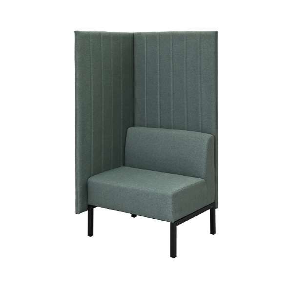 アール・エフ・ヤマカワ（株） カッコ ファブリックソファ 片側パネルタイプ RFFBS カッコ　ファブリックソファ　Ｗ７６０ RFFBS-7615GNK