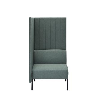 アール・エフ・ヤマカワ（株） カッコ ファブリックソファ 片側パネルタイプ RFFBS カッコ　ファブリックソファ　Ｗ７６０ RFFBS-7615GNK