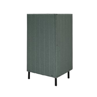 アール・エフ・ヤマカワ（株） カッコ ファブリックソファ 片側パネルタイプ RFFBS カッコ　ファブリックソファ　Ｗ７６０ RFFBS-7615GNK