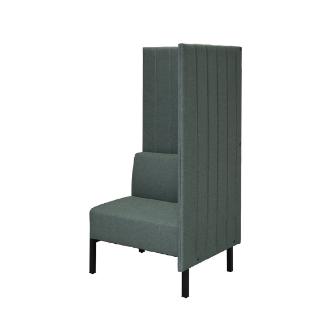 アール・エフ・ヤマカワ（株） カッコ ファブリックソファ 片側パネルタイプ RFFBS カッコ　ファブリックソファ　Ｗ７６０ RFFBS-7615GNK