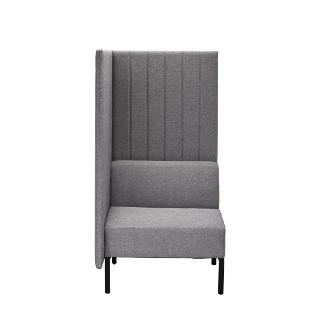 アール・エフ・ヤマカワ（株） カッコ ファブリックソファ 片側パネルタイプ RFFBS カッコ　ファブリックソファ　Ｗ７６０ RFFBS-7615LGK